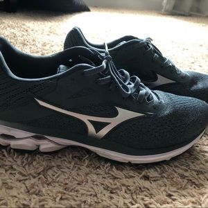 Mizuno Wave Rider 23 running shoe, dark gray, worn a few times.